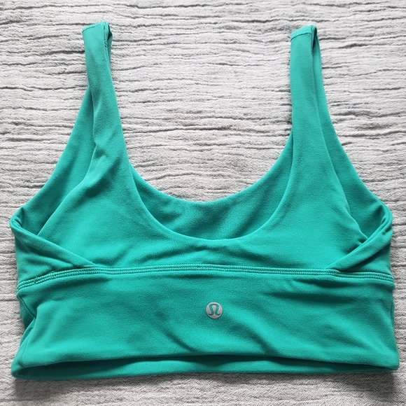 Lululemon Align Reversible Bra *Light Support A/B Cups 2021 Maldives Green Sz 4 - Picture 2 of 11